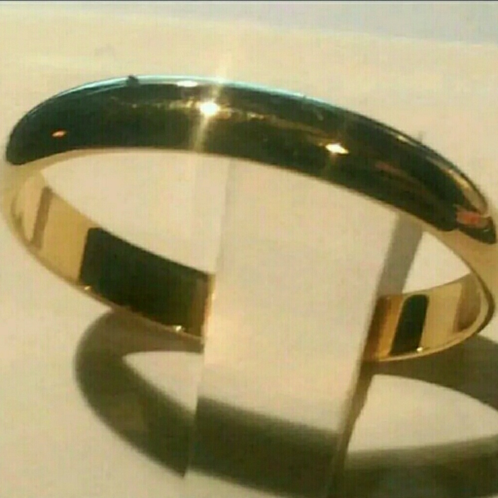 Size 10 or 14 New Gold 3mm Wedding Band